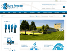 Tablet Screenshot of europrogea.it